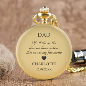 Zakhorloge met gouden afwerking