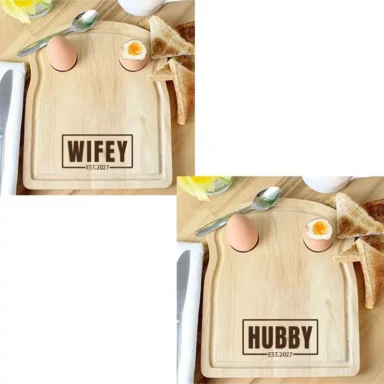 Hubby & Wifey Ontbijtborden