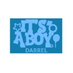 Schattige 'It's a Boy' Stickers