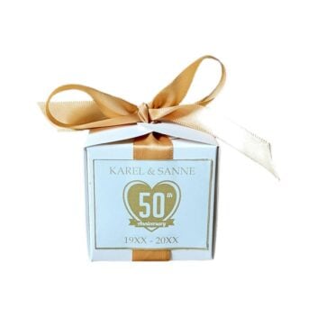 Elegante Jubileum Herinneringsdoosjes goud 2