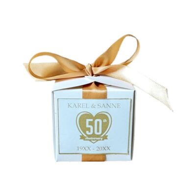 Elegante Jubileum Herinneringsdoosjes goud 2