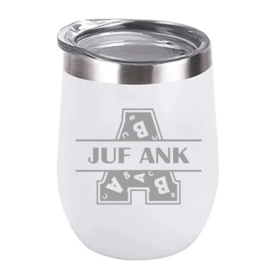 Gepersonaliseerde Dubbelwandige Beker voor Juf