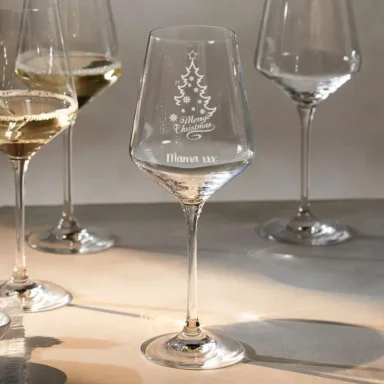 Krasvast wijnglas met brede kelk