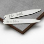 Gepersonaliseerde Kraagsteunen met Rhodium Plating