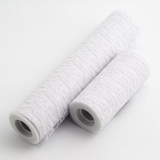 Wit Kant op Rol - 15 cm x 10 m