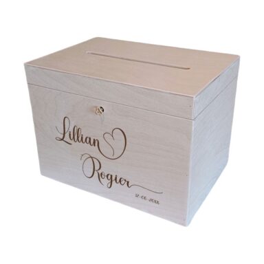 Houten Enveloppendoos Lilian