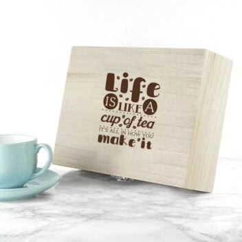 Theedoos 'Life is like a cup of tea'