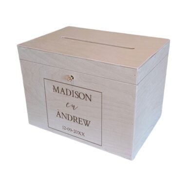 Gegraveerde Enveloppendoos Madison