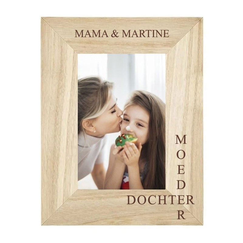 moeder-dochter Gepersonaliseerde Moeder en Dochter Fotolijst
