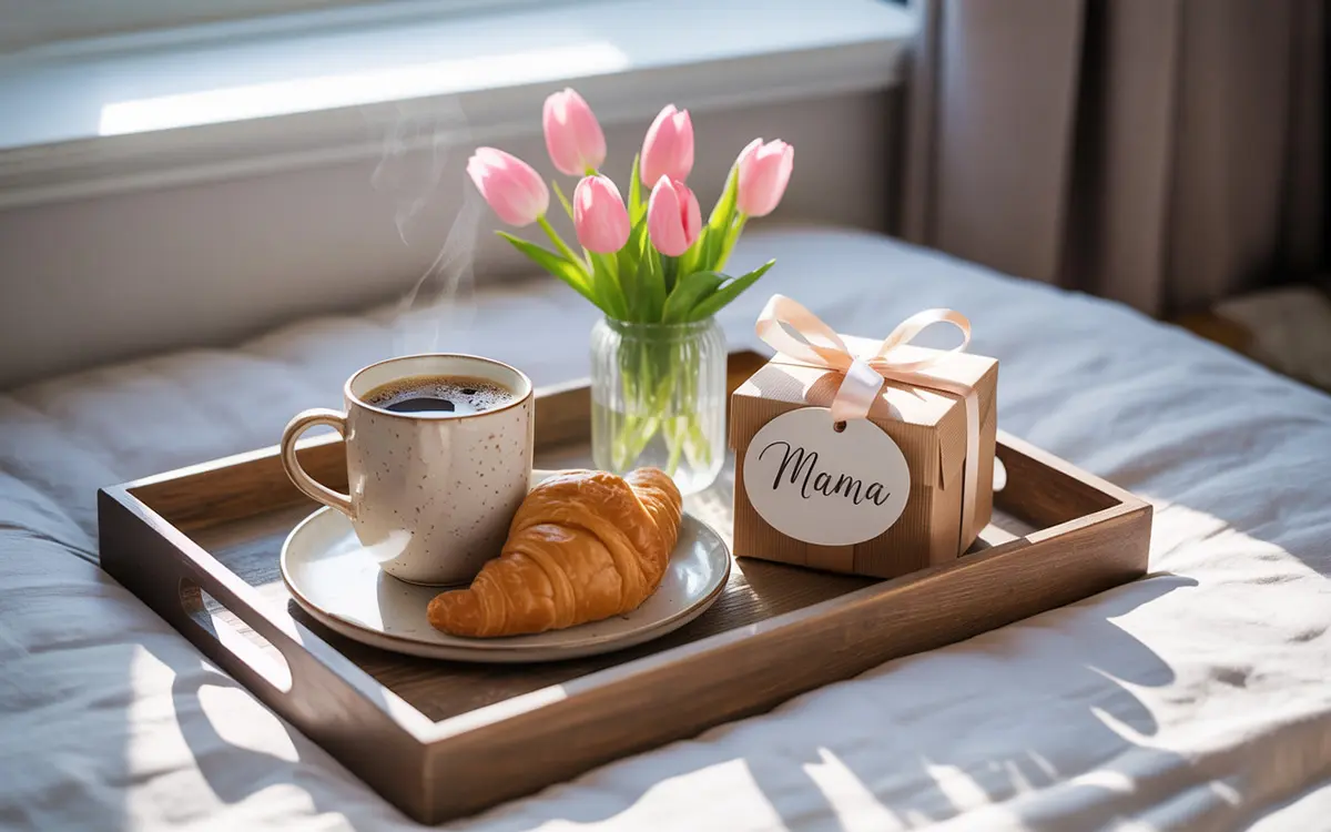 moederdag cadeau vrouw ontbijt