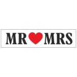 Kentekenplaat Mr & Mrs