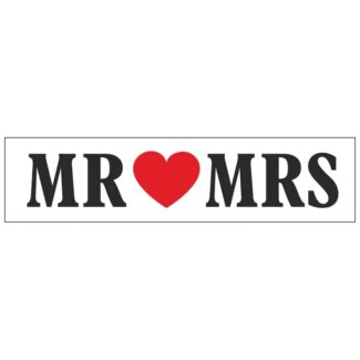 Kentekenplaat Mr & Mrs