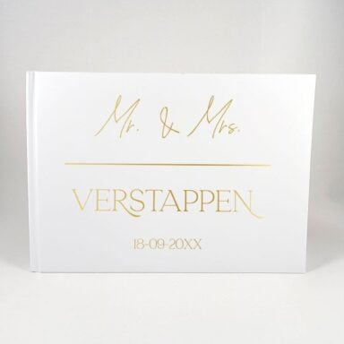 Mr & Mrs Goud Gastenboek Script