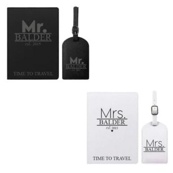 Mr & Mrs Travel Set