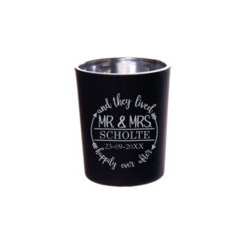 Gepersonaliseerde Waxinelichtjes Mr & Mrs