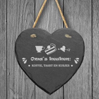 Gepersonaliseerd Leisteen Ophangbord voor Keuken