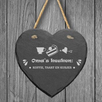 Gepersonaliseerd Leisteen Ophangbord voor Keuken