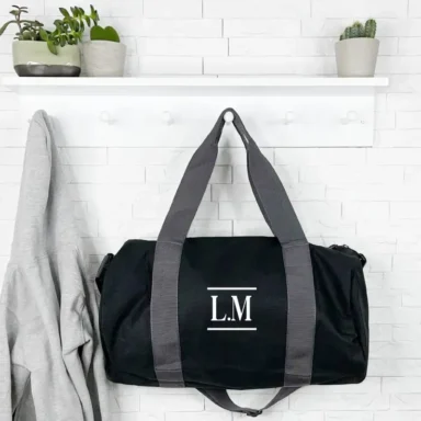 Gepersonaliseerde Monogram Reis- en Sporttas met initialen