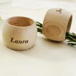 Gepersonaliseerde Houten Servetringen
