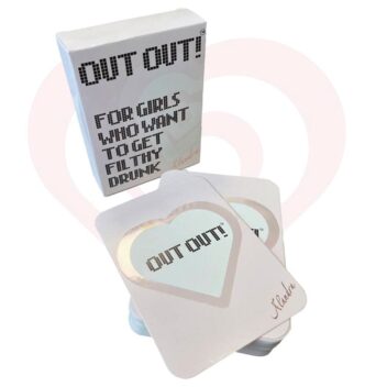 Out Out Drinking Cards