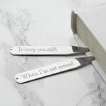 Gepersonaliseerde Kraag-Verstevigers 'Secret Message' - Afbeelding 7