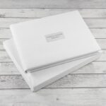 Gepersonaliseerd Wit Leren Herdenkingsboek - Dream Vachetta Italiaans Leer - Afbeelding 7