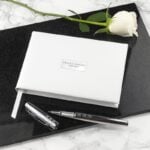 Gepersonaliseerd Wit Leren Herdenkingsboek - Dream Vachetta Italiaans Leer - Afbeelding 9