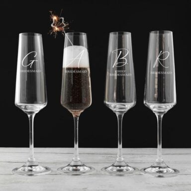 Champagneglas Bruiloft Gepersonaliseerd