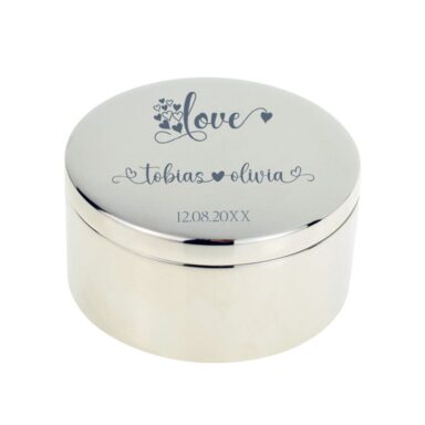 Ringendoosje Love - gepersonaliseerd