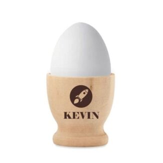 Gepersonaliseerd Houten Eierdopje met Raket