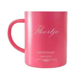 Roze Reismok Bruiloft