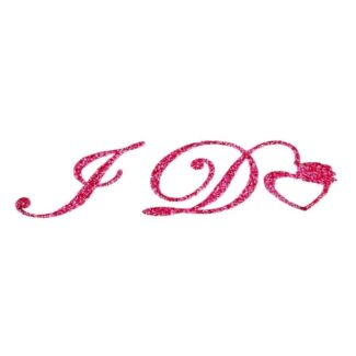 I Do Schoen stickers Glitter Pink