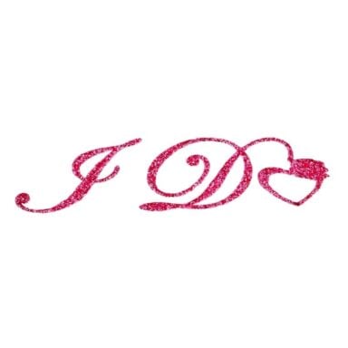I Do Schoen stickers Glitter Pink