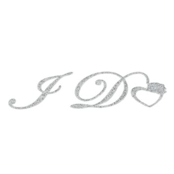 I Do Sticker Schoenen - Zilver