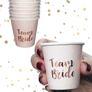 Team Bride shotglaasjes