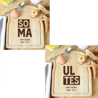 Forever Soulmates - Houten Ontbijtset
