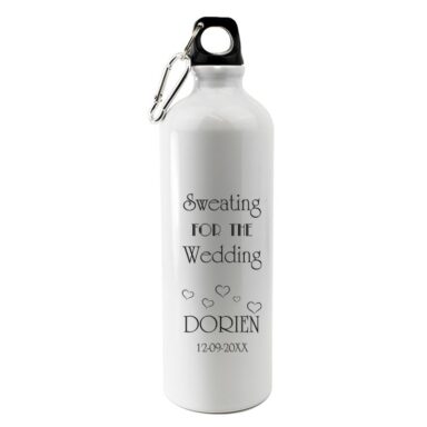 Waterfles voor Bruiloft - Sweating for the Wedding