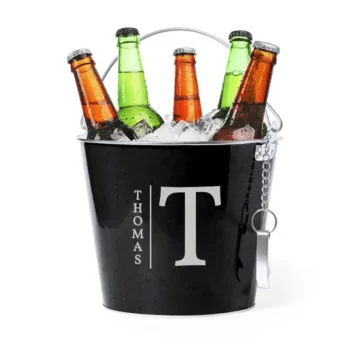 Monogram Bierkoeler met Naamgravure