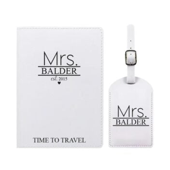 Mr & Mrs Travel Set wit
