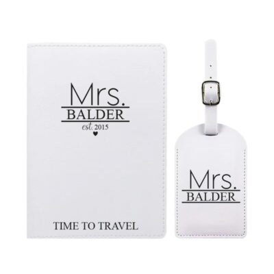 Mr & Mrs Travel Set wit