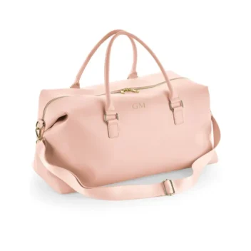 Gepersonaliseerde Weekender met Initialen roze
