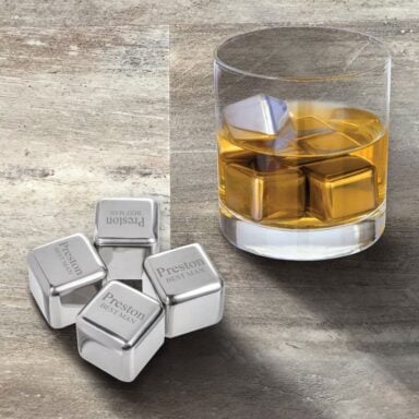 Whisky Stenen Best Man met Naam