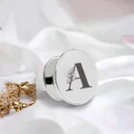 Blossom Initial Zilveren Wijnstop