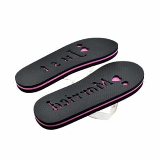 Just Married Slippers Zwart Dames