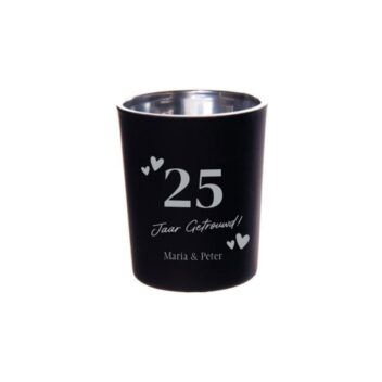 Vonken van Geluk Theelichtjes zwart