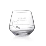 Gepersonaliseerde Theelichthouder met Swarovski | Mr & Mrs Gravure