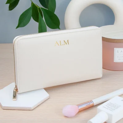 Sieradendoosje St. Tropez Gepersonaliseerd | Luxe Oesterwit Reis Cadeau