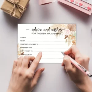 Detail Bruiloft Advieskaarten Boho Blush Collectie - Romantisch Boho Design