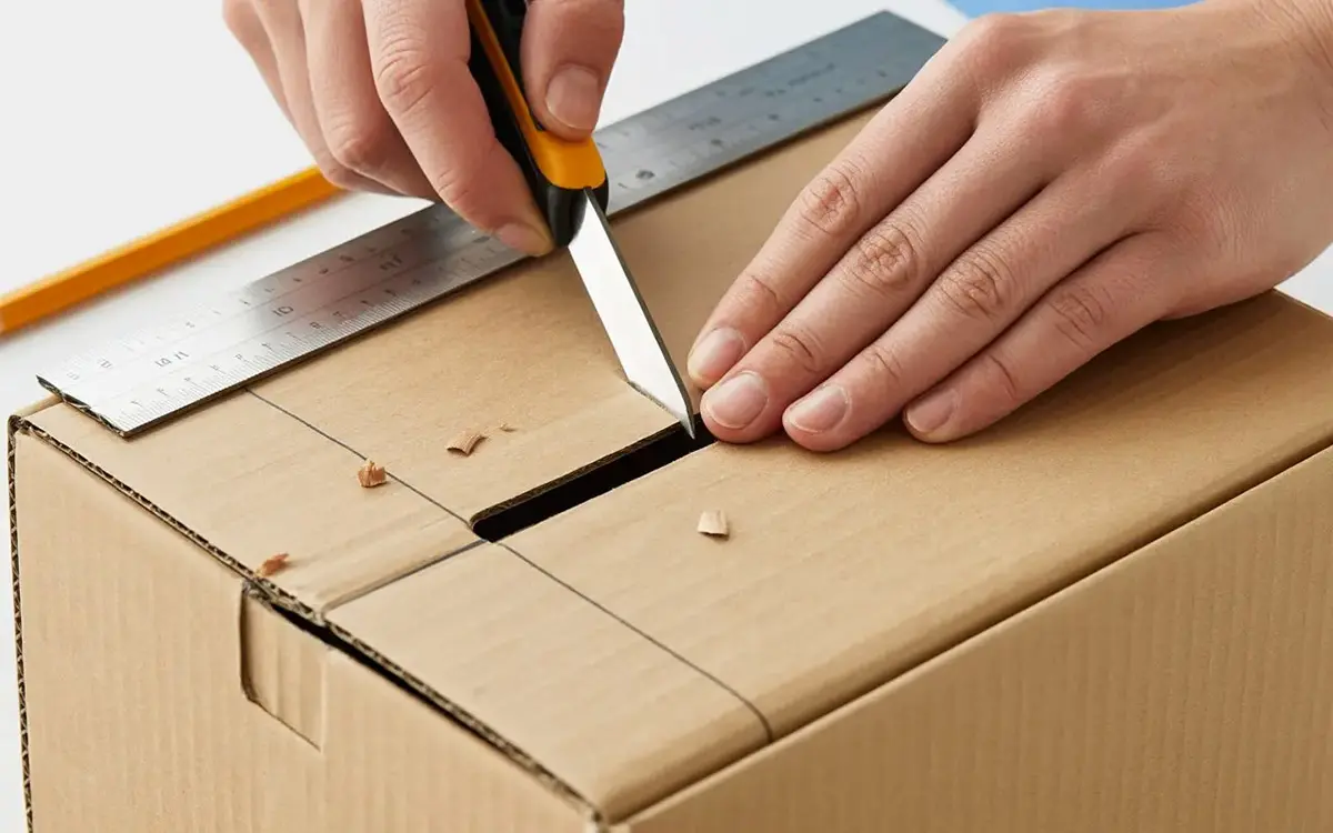 Enveloppendoos Zelf Maken (DIY): Budgetvriendelijke Handleiding & 5 Creatieve Stappen 3 Gleuf Snijden Enveloppendoos