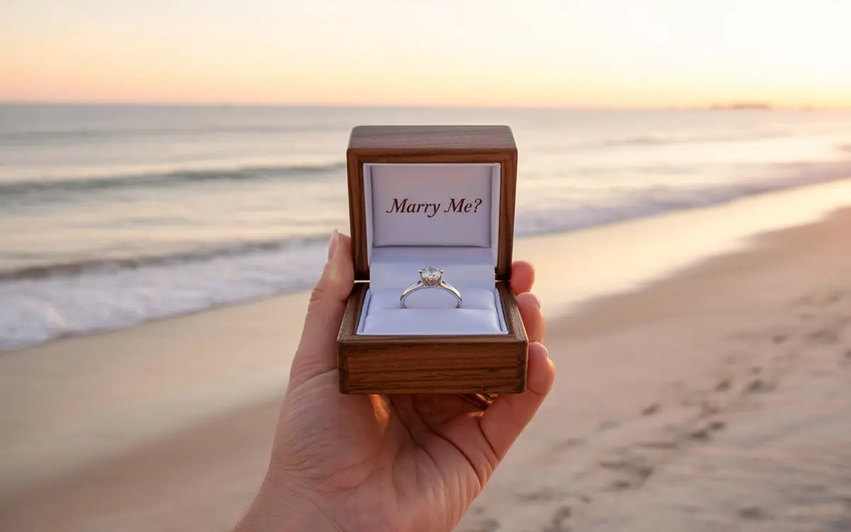 aanzoek doosje marry me gravure